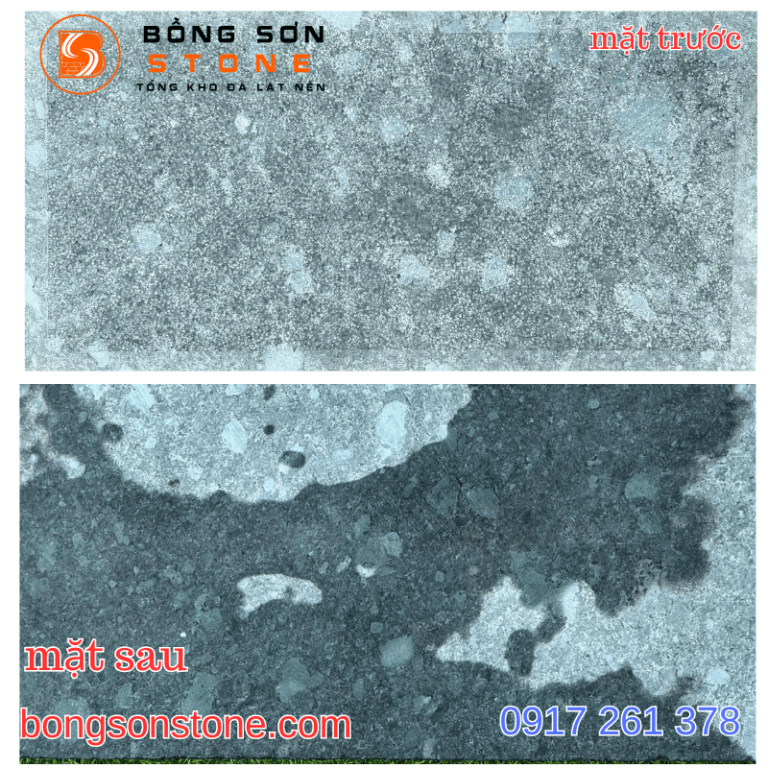 Đá băm xanh trừ viền thanh hóa 30x60x2cm 5 Hai mặt trước sau đá băm xanh trừ viền Thanh Hóa 30x60x2cm
