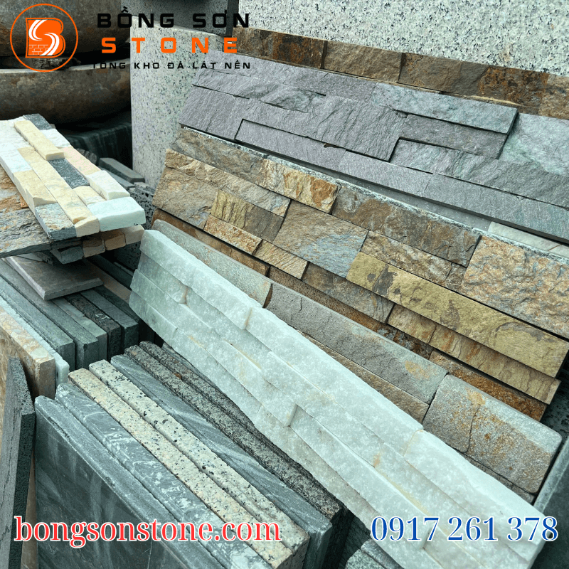 Đá ghép ốp tường 10x50cm 5 Đá ghép ốp tường tạo ra một không gian tự nhiên, sang trọng và đẳng cấp