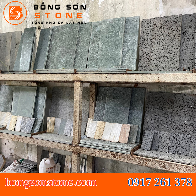 Đá lát sân vườn tại Bồng Sơn Stone gia công tỉ mỉ, đảm bảo tiêu chuẩn về độ bền và thẩm mỹ