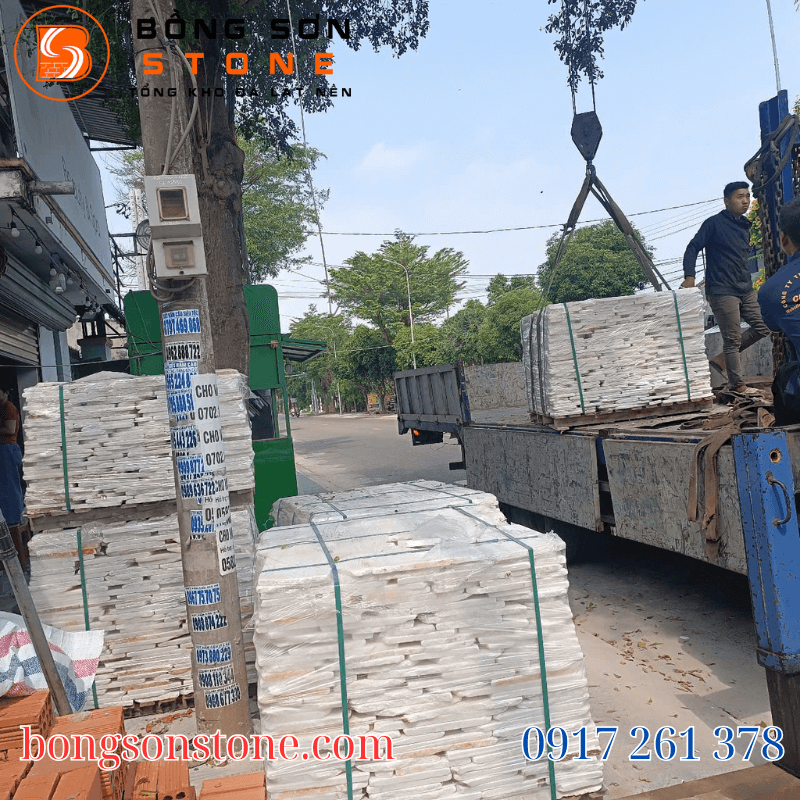 Địa chỉ cung cấp đá ốp tường Tây Ninh giá tốt, tận nơi 5 Bồng Sơn Stone cung cấp đá ốp tường tự nhiên, giao đến Tây Ninh trong 4h