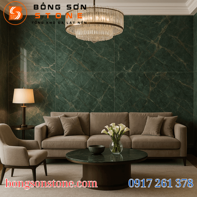 Đá xanh Thanh Hóa ốp tường