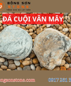 Đá cuội vân mây lớn tự nhiên
