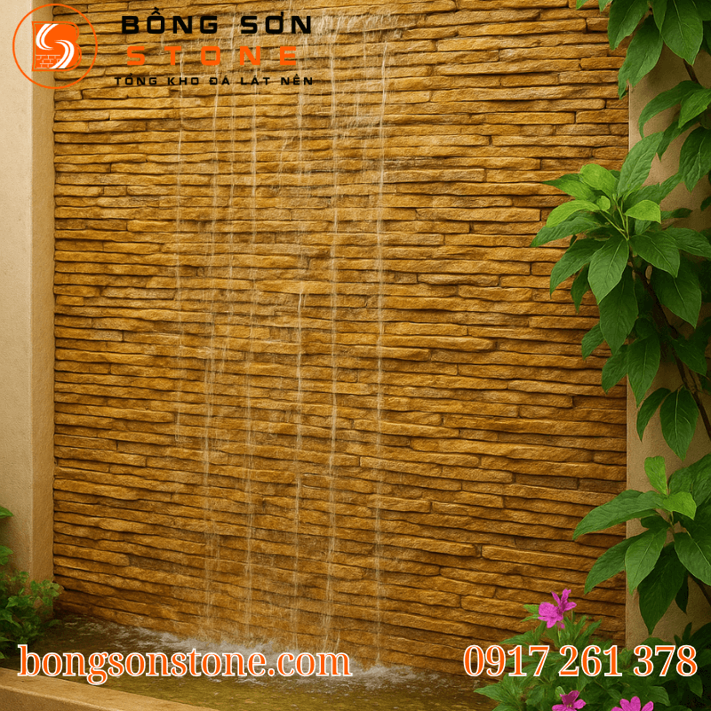 Đá răng lược ốp tường