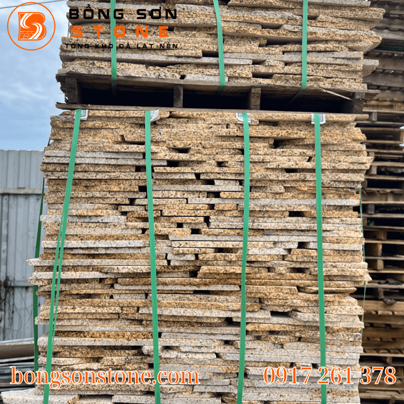 Bồng Sơn Stone cung cấp đá rối granite vàng băm chất lượng cao
