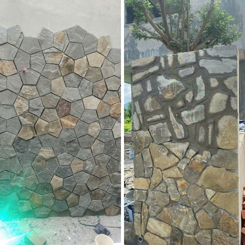 So sánh đá rối vàng và đá rối đen ốp tường: Nên chọn loại nào? 7 so sanh da roi vang va da roi den 6