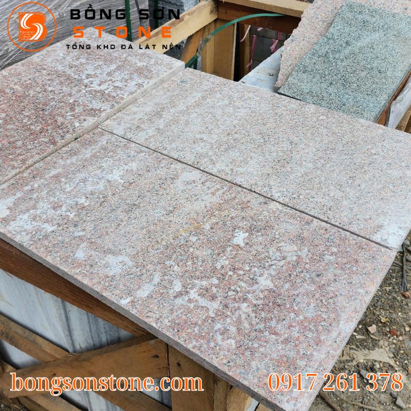 Đá Granite Đỏ Bình Định 30x60x2cm – Lát nền siêu bền 4 da granite do binh dinh 30x60x2cm 2