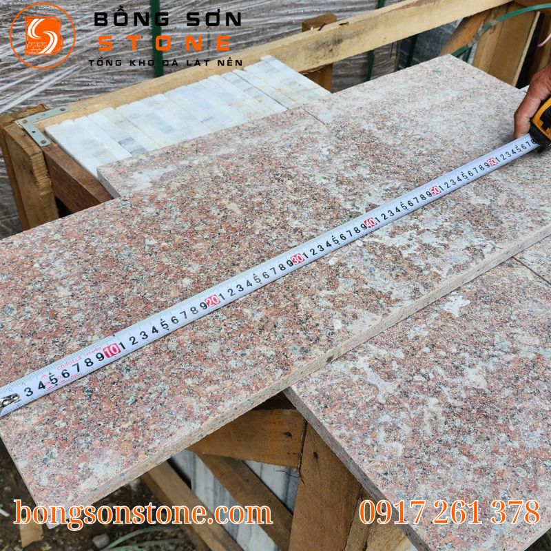 Đá Granite Đỏ Bình Định 30x60x2cm – Lát nền siêu bền 2 Đá Granite Đỏ Bình Định 30x60x2cm lát nền