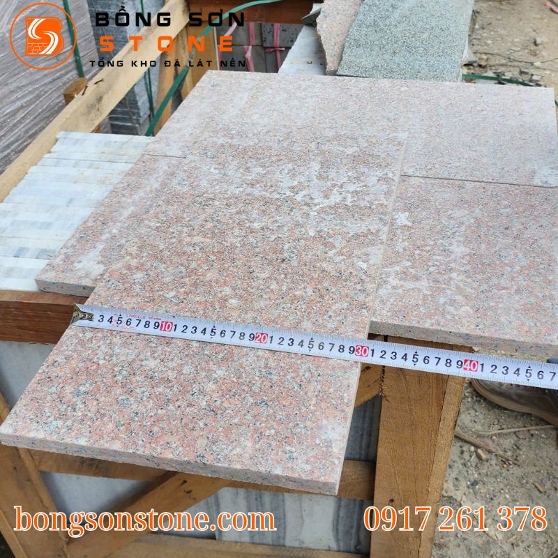 Đá Granite Đỏ Bình Định 30x60x2cm – Lát nền siêu bền 3 da granite do binh dinh 30x60x2cm 5