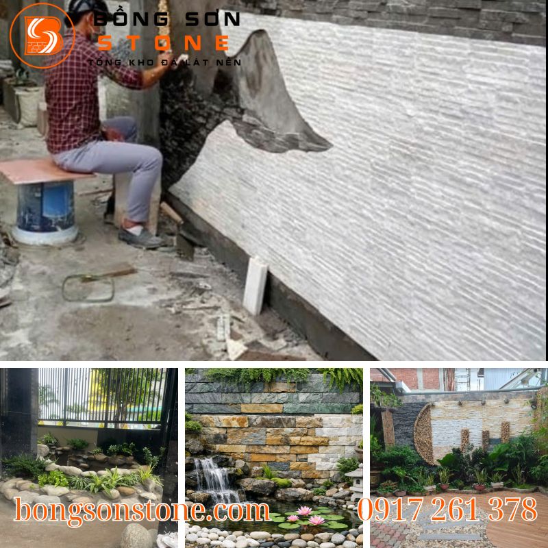 mẫu đá ốp tiểu cảnh đẹp