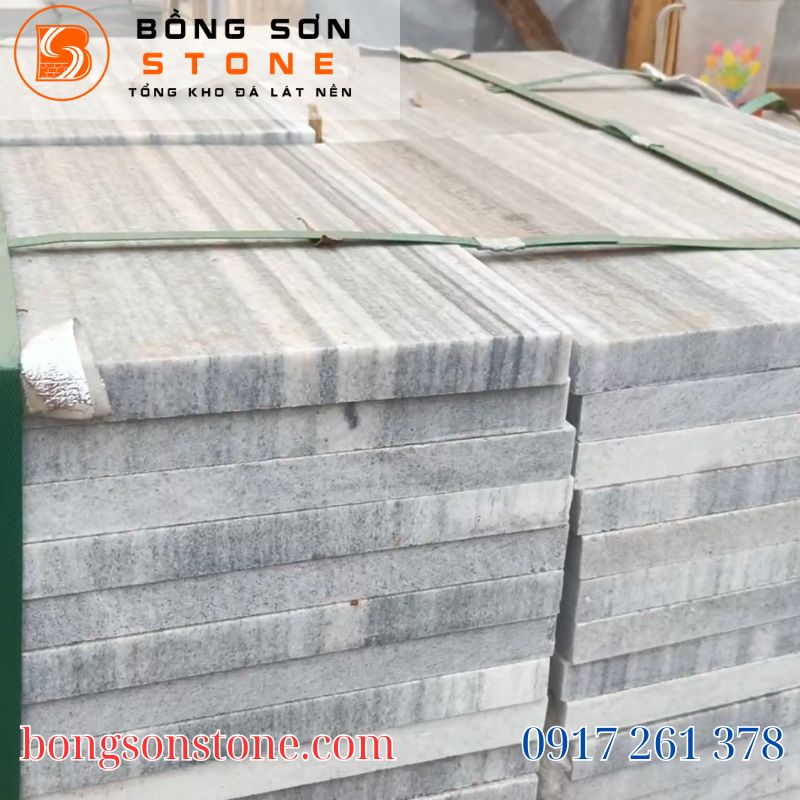 Đá Sọc Dưa Mài Hone Gam Đậm 45x45x3cm I Lát Sân, Hồ Bơi, Lối Đi 1 Đá Sọc Dưa Mài Hone Gam Đậm 45x45x3cm