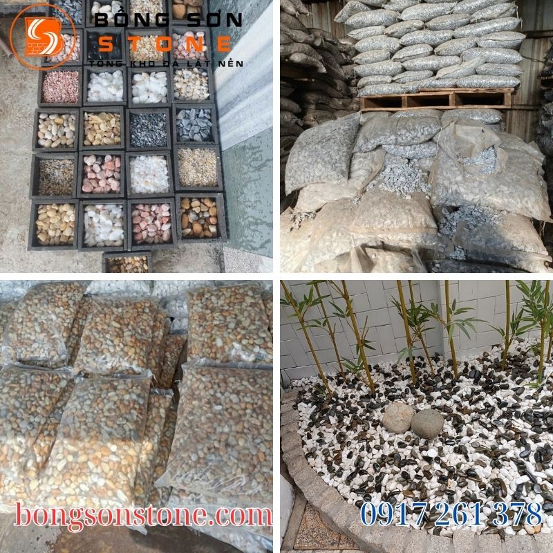 Mua sỏi theo bao quy chuẩn tại Bồng Sơn Stone giúp bạn dễ dàng kiểm soát số lượng và chi phí