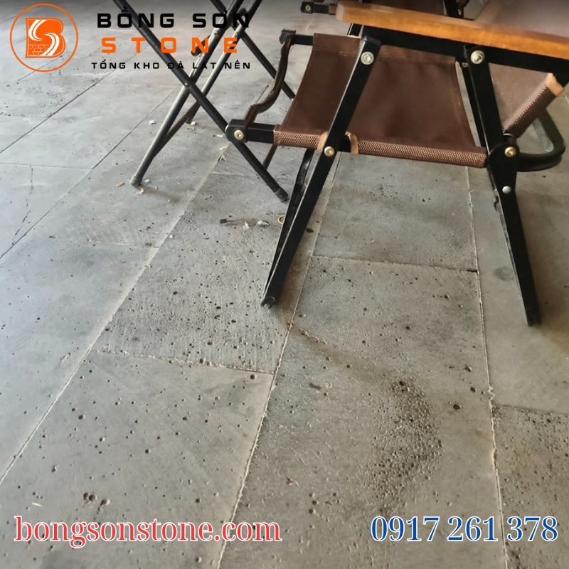 Đá Ong Xám 20x60x1.5cm Ốp Tường, Giếng Trời, Mặt Tiền Bền Đẹp 15 Đá Ong Xám 20x60 dày 1.5cm để tạo phong cách mộc – tự nhiên – gần gũi cho quán cafe