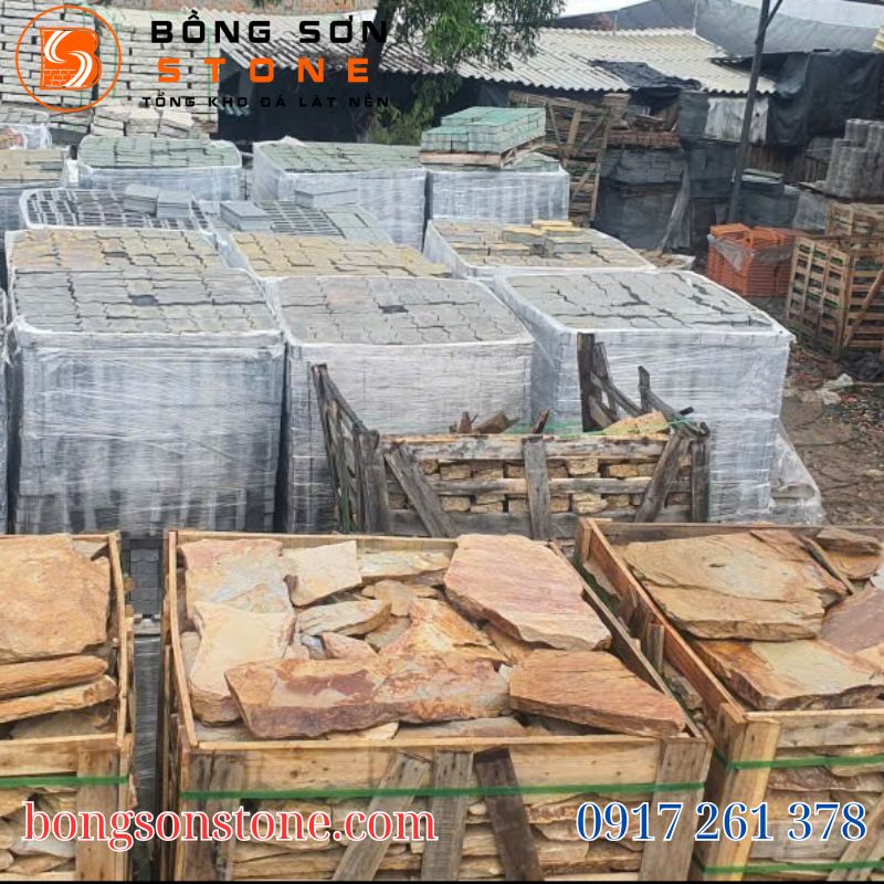 Đá rối lát sân vườn tự nhiên