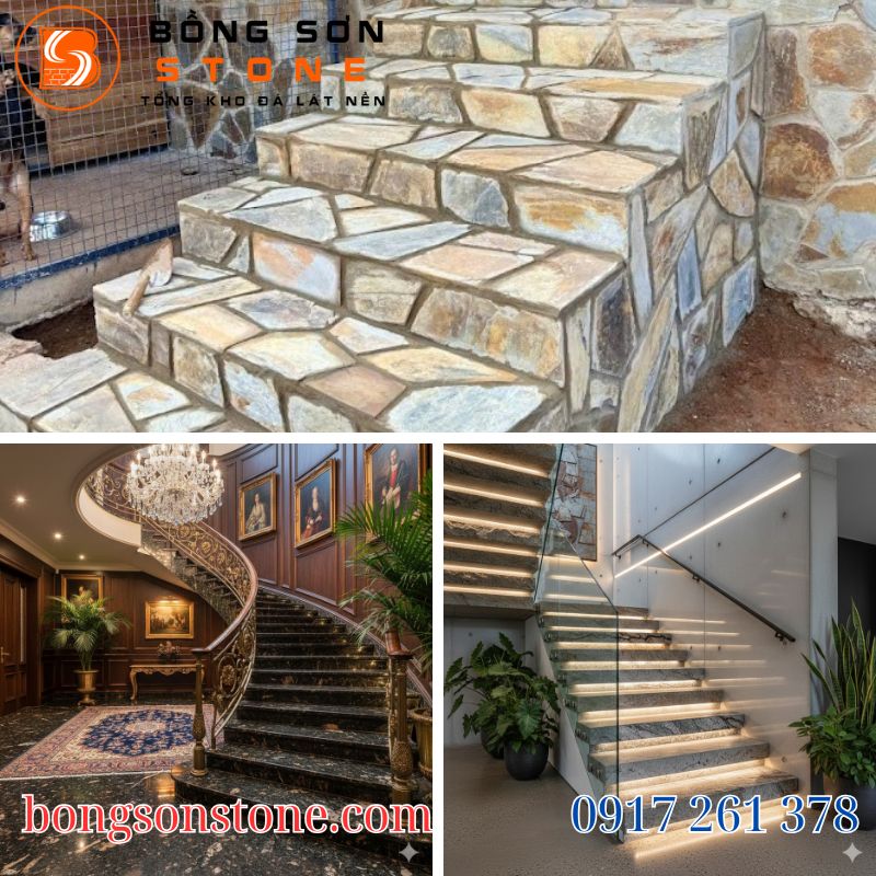 Kinh nghiệm chọn đá cầu thang chuẩn