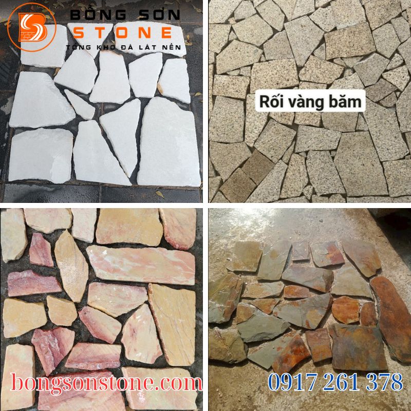 Mẫu đá ốp giếng trời Slate tự nhiên với thiết kế độc đáo và cá tính