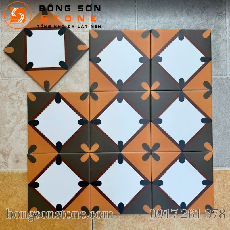 Mẫu các loại gạch vintage phổ biến năm 2026 tại Bồng Sơn Stone