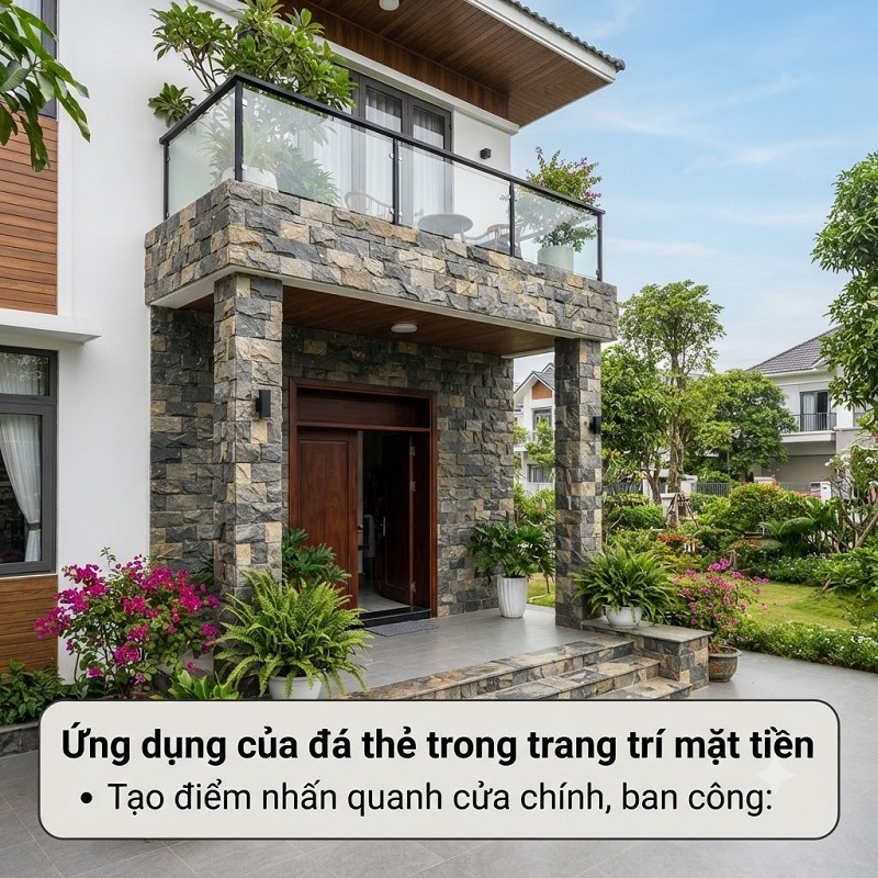 Đa thẻ ốp mặt tiền tự nhiên
